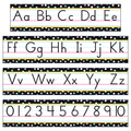 Trend I Heart Metal Alphabet Mini Bulletin Board Set T8771